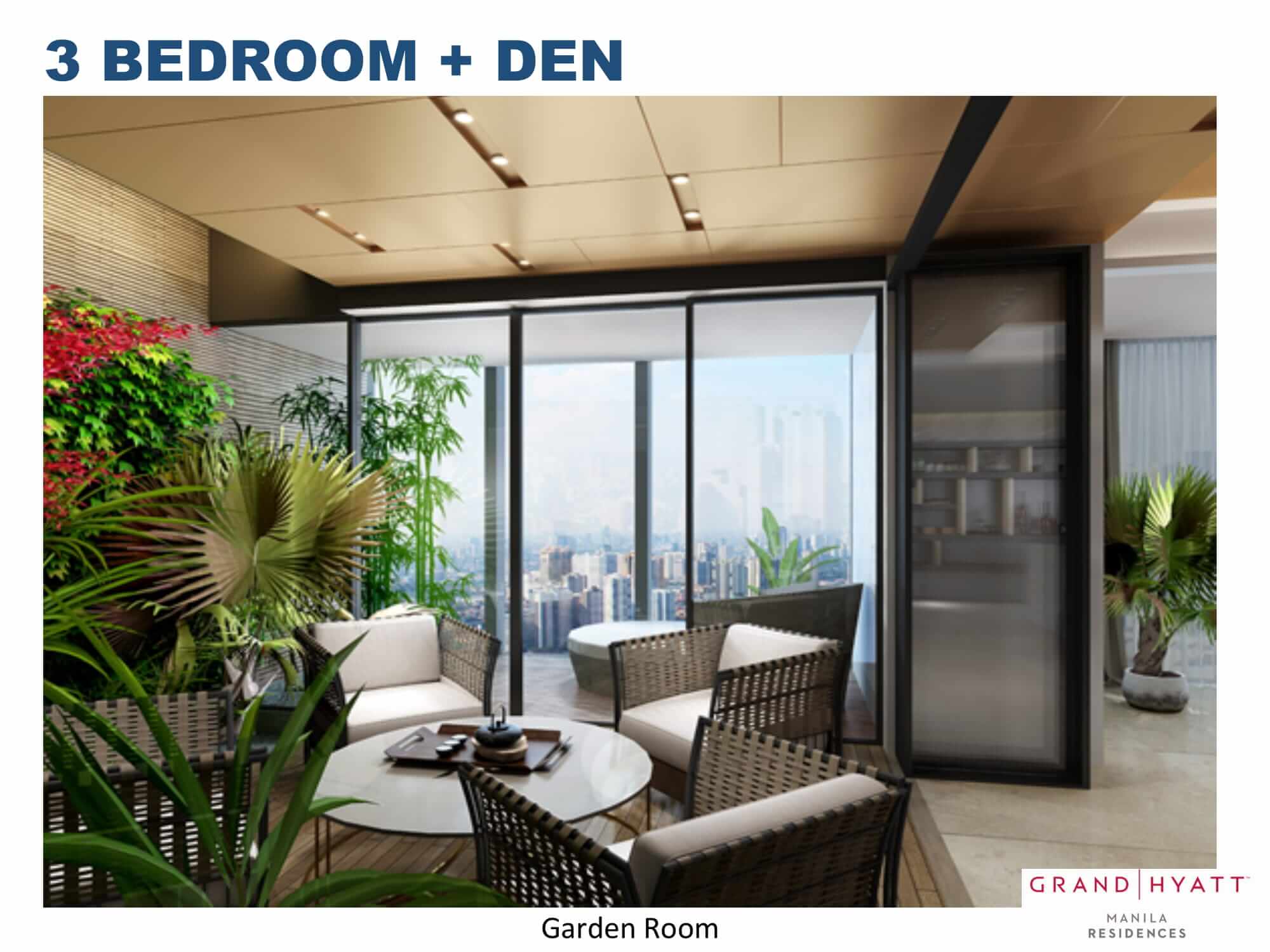 3 BEDROOMS + DEN - GRAND HYATT RESIDENCES GOLD TOWER